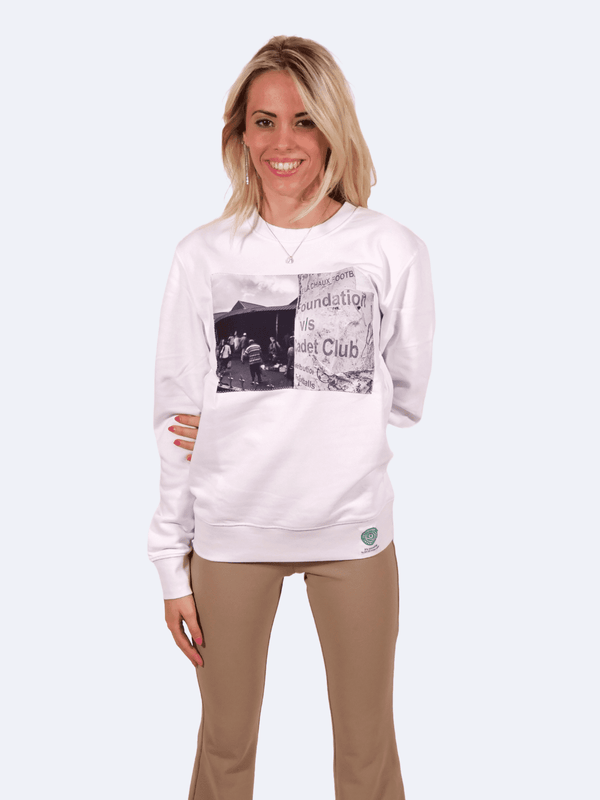 ICON FOOTBALL WHITE LADY SWEATSHIRT