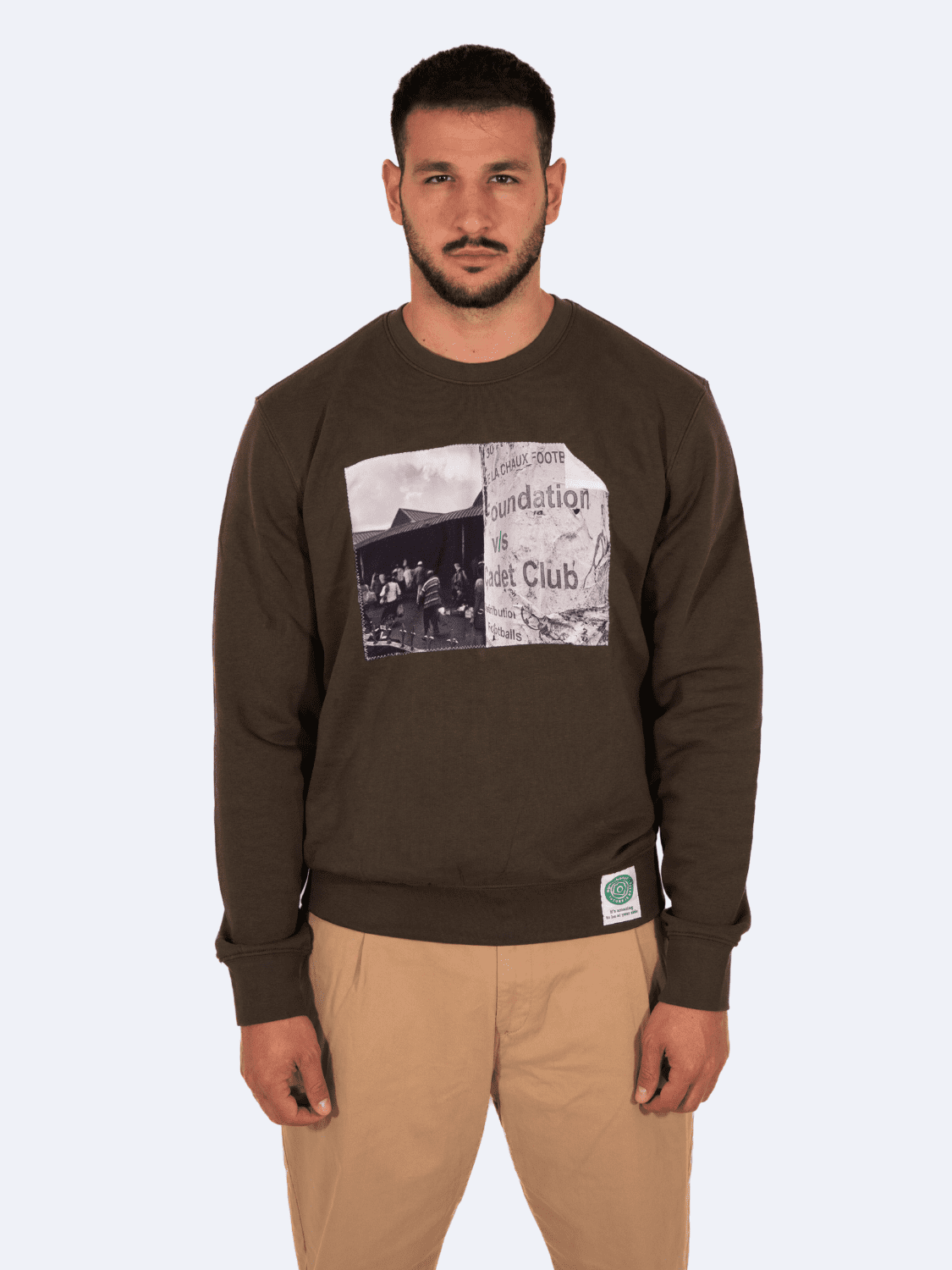 ICON FOOTBALL WHITE SWEATSHIRT GUY