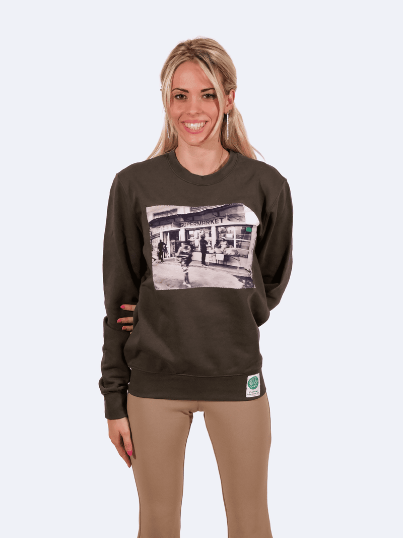 ICON MARKET DARK KHAKI LADY SWEATSHIRT