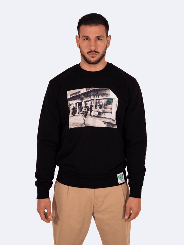 ICON MARKET BLACK SWEATSHIRT GUY