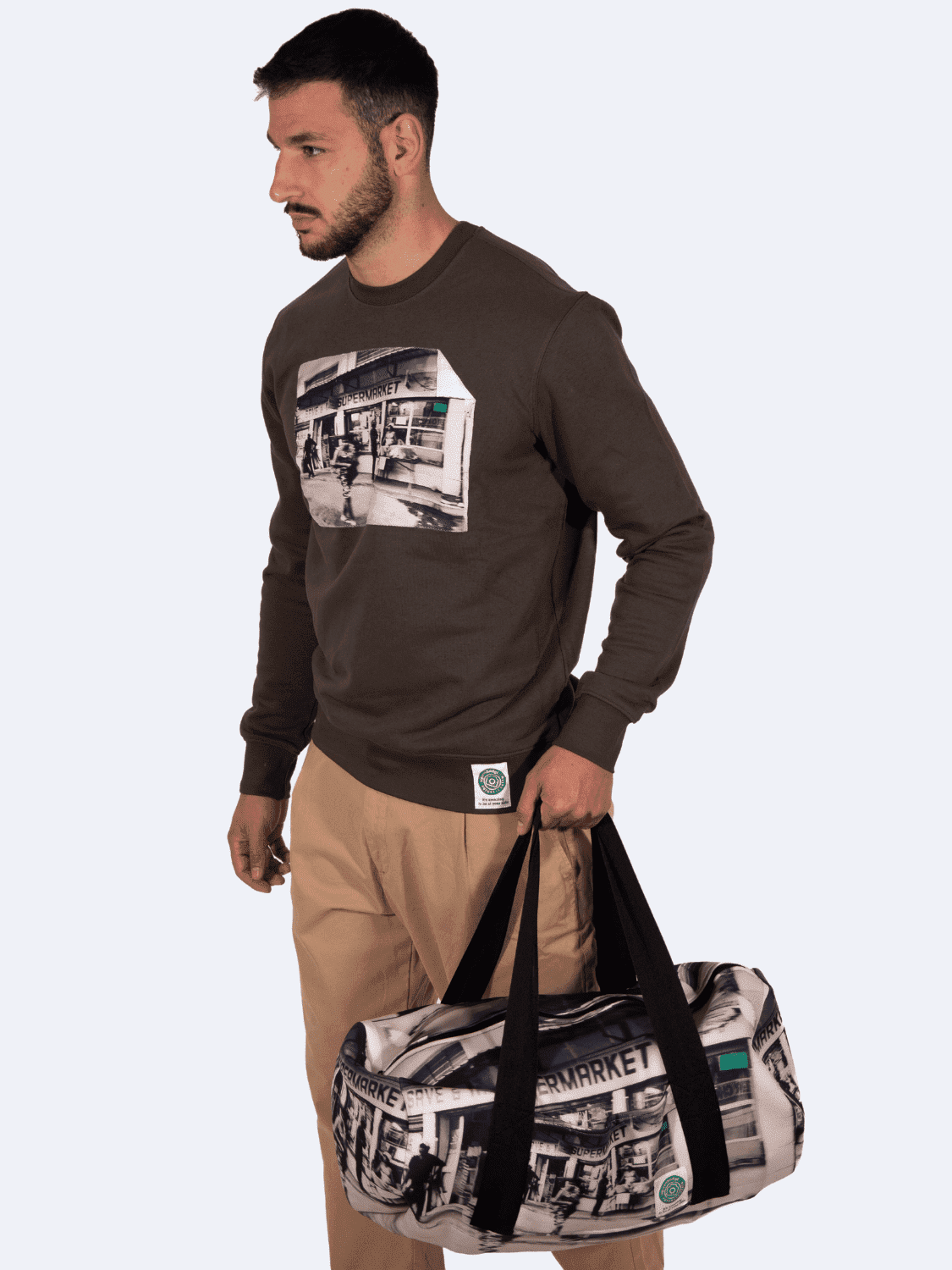 ICON MIX SPORTY BAG - Cappellini e Accessori A Green Badge - Streetwear Sostenibile Made in Italy