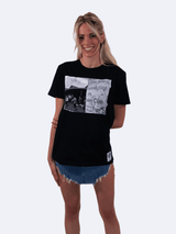 ICON FOOTBALL BLACK LADY T-SHIRT