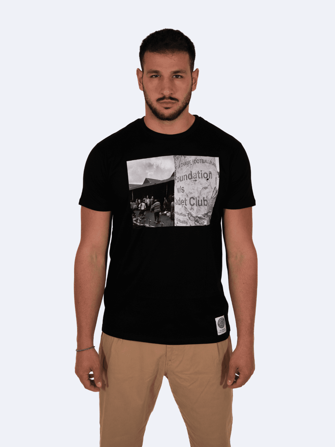 ICON FOOTBALL T-SHIRT NERO GUY