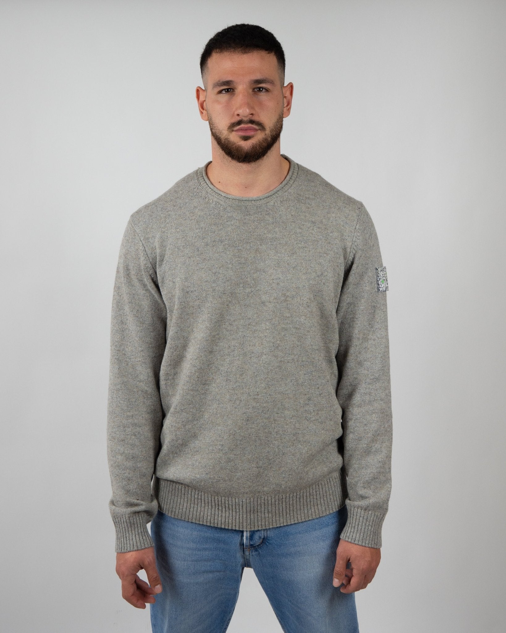 RODI MAN - Pullover A Green Badge - Streetwear Sostenibile Made in Italy